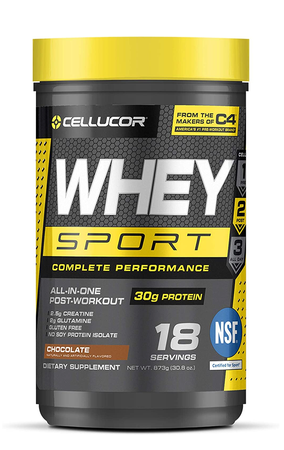 -Cellucor Whey Sport  Chocolate - 1.9 Lb (18 Servings)