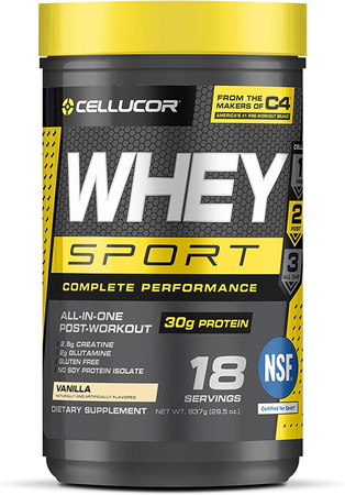 -Cellucor Whey Sport  Vanilla - 1.85 Lb (18 Servings)