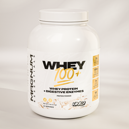 Magnum Whey 100+ Whey Protein  Vanilla - 5 Lb