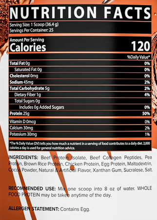 Nutrex Whole Food Protein Blend  Chocolate Ice Cream - 2 Lb