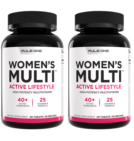 Rule 1 Women's High-Potency Multivitamin - 120 Tablets (2 x 60 Tablet Bottles)  TWINPACK