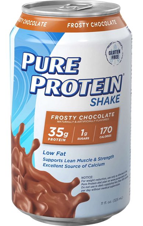 Pure Protein RTD Shake Chocolate - 12 Cans