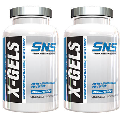 SNS Serious Nutrition Solutions X-Gels - 200 Softgels (2 x 100 Softgels)  TWINPACK