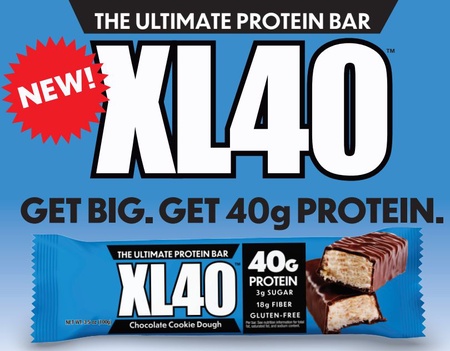 XL40 The Ultimate Protein Bar  Chocolate Cookie Dough - 12 Bars