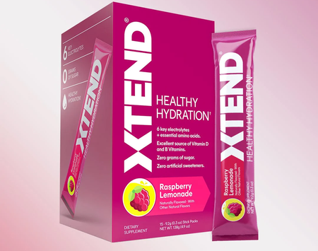 XTEND Healthy Hydration  Raspberry Lemonade - 15 Stick Packs