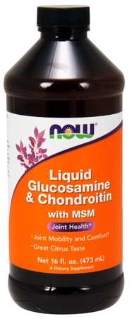 Now Foods Glucosamine Chondroitin Liquid w/Msm - 16 Oz