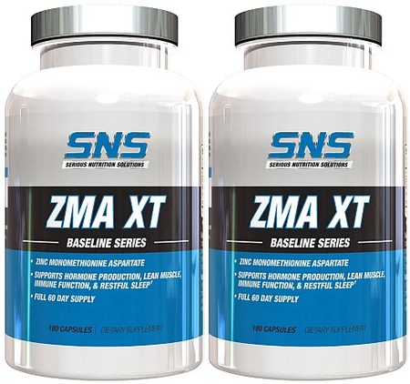 SNS Serious Nutrition Solutions ZMA XT - 360 Cap (2 X 180 Caps Btls)