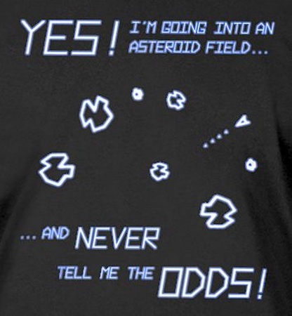Asteroid Field T-Shirt XXL
