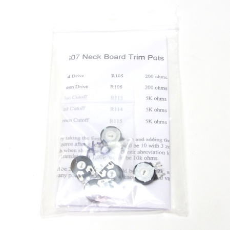 Electrohome G07 Neck Board Potentiometer Kit