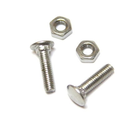 Midway Coin Plate Carriage Bolt/Nut Set