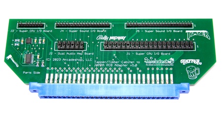 Tapper / Timber Cabinet to JAMMA PCB Adapter