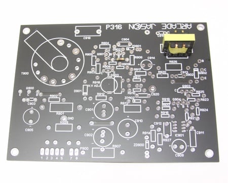 Wells Gardner P316 K6100 Blank High Voltage PCB