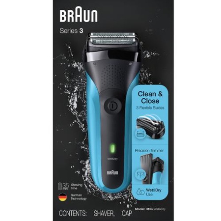 Braun 3010S Series 3 Wet & Dry Rechargeable Shaver