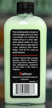 Eltron/Parks Pre & After Shave 4 oz Green Lotion
