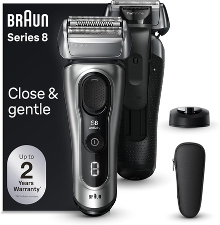 Braun 8517s Series 8 Shaver Silver/Black