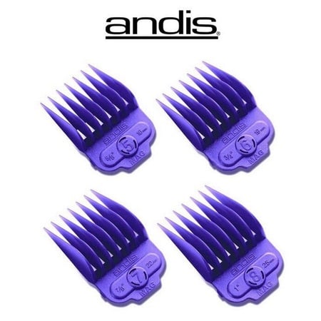 Andis Nano Silver Attachment Comb Set of 4 Large Sizes PM-1