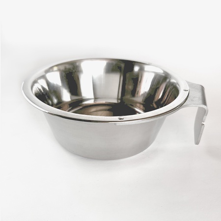 Kennel Gear, 2 Quart Stainless Steel Bowl with Stainless Steel Yoke