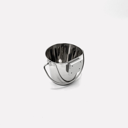 Kennel Gear, 1 Quart Stainless Steel Pail with Insert Block