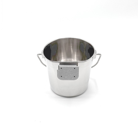 Kennel Gear, 2 Quart Stainless Steel Pail with Insert Block