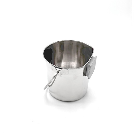 Kennel Gear, 2 Quart Stainless Steel Pail with Insert Block