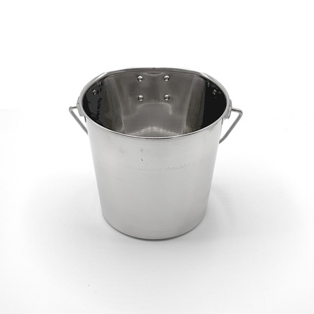 Kennel Gear, 4 Quart Stainless Steel Pail with Insert Block
