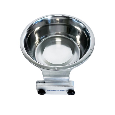 Shor-Line Brand, 2 Quart Stainless Steel Bowl System, 1/2" Thumbscrews, Shor-Line P/N:  041.0017.108