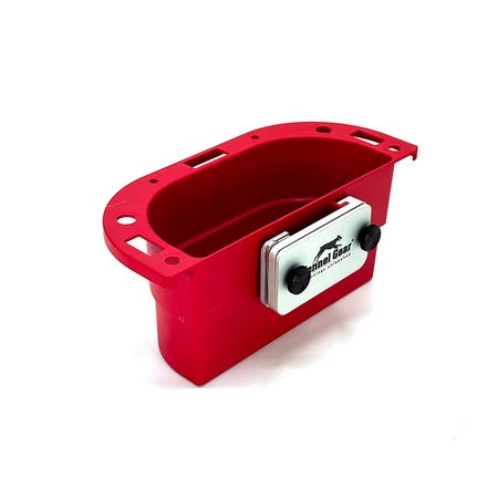 Kennel Gear, Supply Caddy with .5" Bar Mount System - Red