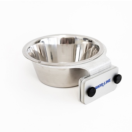 Shor-Line Brand, 1 Quart Stainless Steel Bowl with Aluminum Yoke System Shor-Line P/N: 041.0017.34