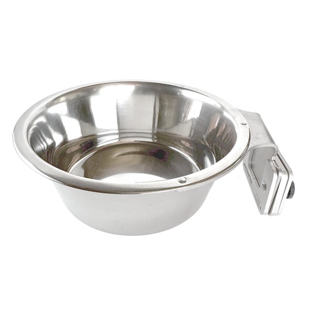 Kennel Gear, 1 Quart Stainless Steel Bowl with Stainless Steel Yoke System