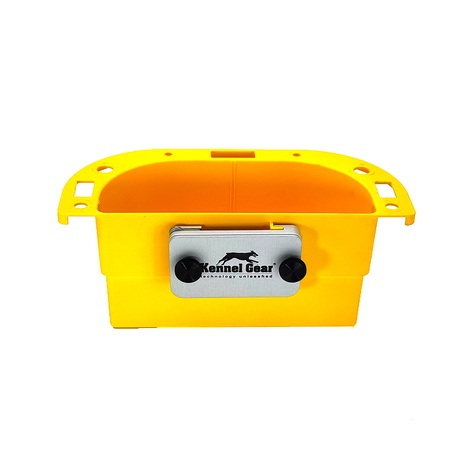 Kennel Gear, Supply Caddy with .5" Bar Mount System - Yellow