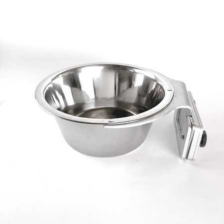 Kennel Gear, 1 Pint Stainless Steel Bowl with Aluminum Yoke System