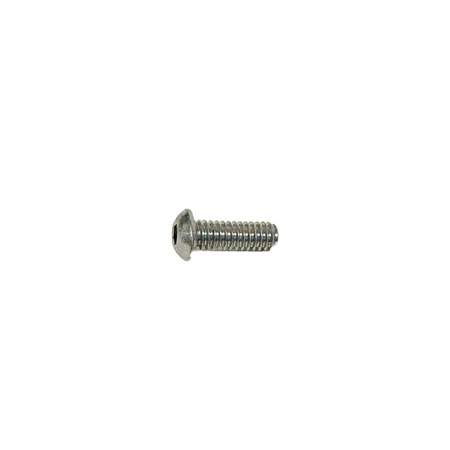 1/4"-20 x 3/4" L 5/32" Hex Drive 18-8 Plain Stainless Steel Button Head Socket Cap Screw