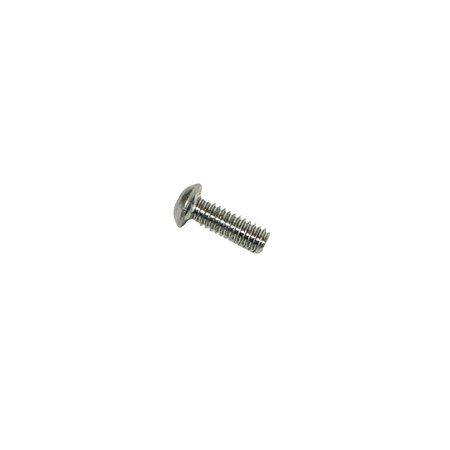 1/4"-20 x 3/4" L 5/32" Hex Drive 18-8 Plain Stainless Steel Button Head Socket Cap Screw