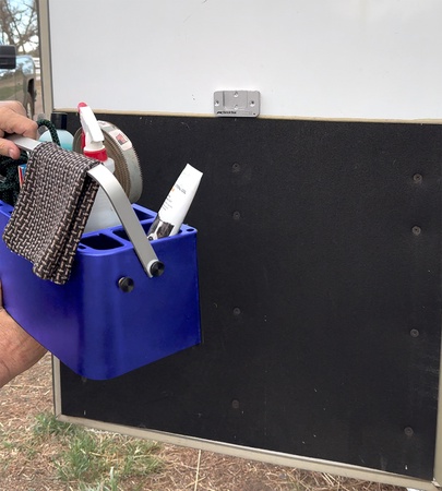 Kennel Gear, HD Caddy with Handle and Surface Mount - Blue