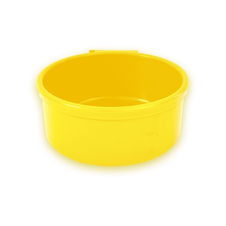 Kennel Gear, 20 oz Plastic Bowl ONLY - Yellow
