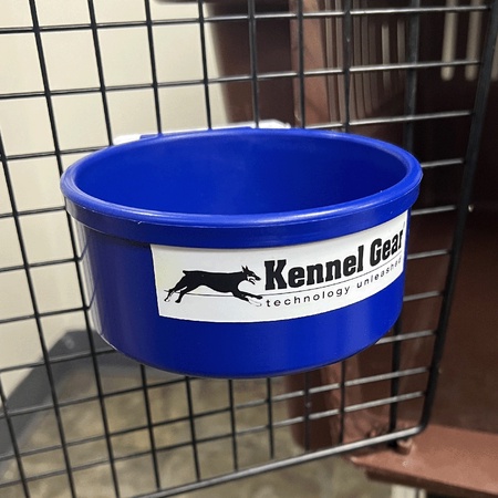 Kennel Gear, 20 oz Plastic Bowl System - Blue