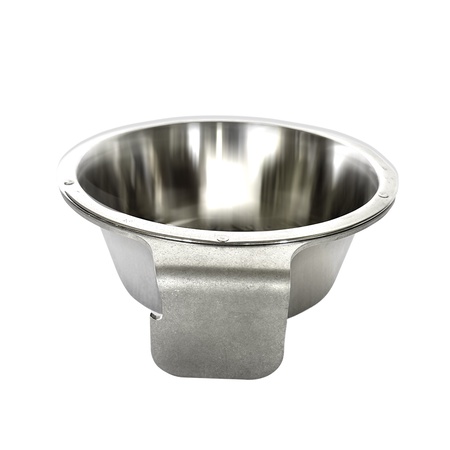 Kennel Gear, .5 Pint Stainless Steel Bowl with Aluminum Yoke