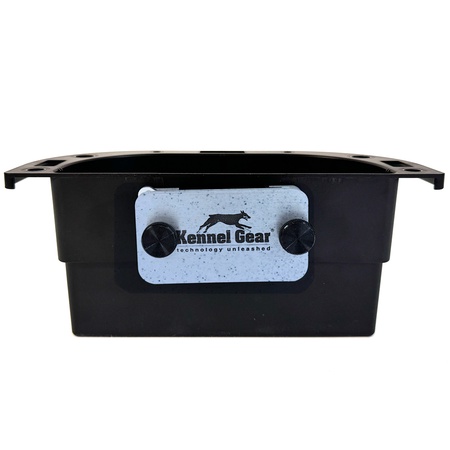 Kennel Gear, Supply Caddy with Plastic Bar Mount System - Black