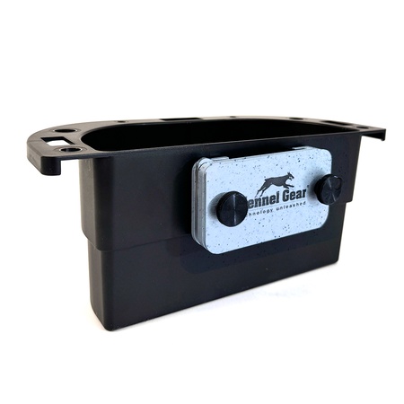 Kennel Gear, Supply Caddy with Plastic Bar Mount System - Black