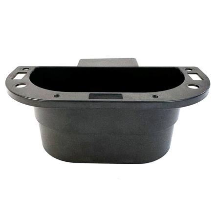 Kennel Gear, Supply Caddy with Small Table Mount - Black