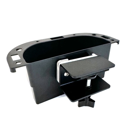 Kennel Gear, Supply Caddy with Small Table Mount - Black