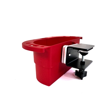 Kennel Gear, Supply Caddy with Small Table Mount - Red