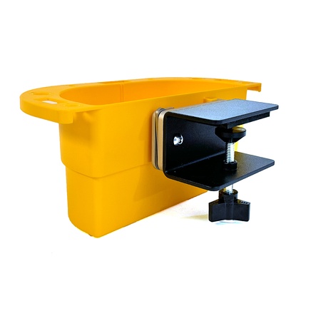 Kennel Gear, Supply Caddy with Small Table Mount - Yellow