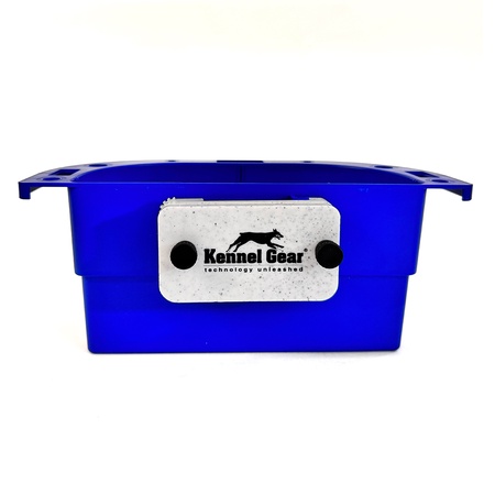 Kennel Gear, Supply Caddy with Plastic Bar Mount System - Blue