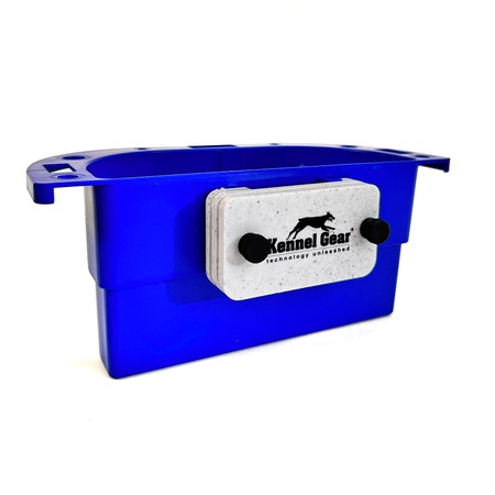 Kennel Gear, Supply Caddy with Plastic Bar Mount System - Blue