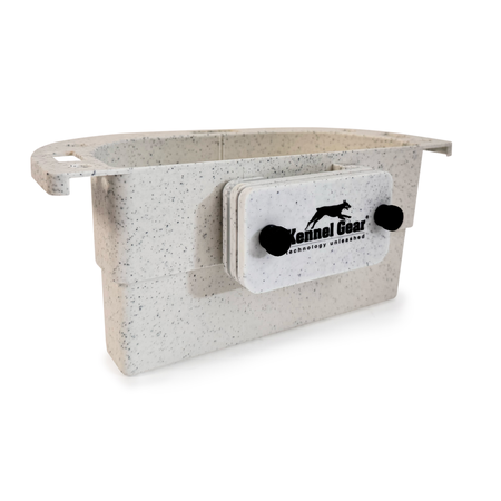 Kennel Gear, Supply Caddy with Plastic Bar Mount System - Granite