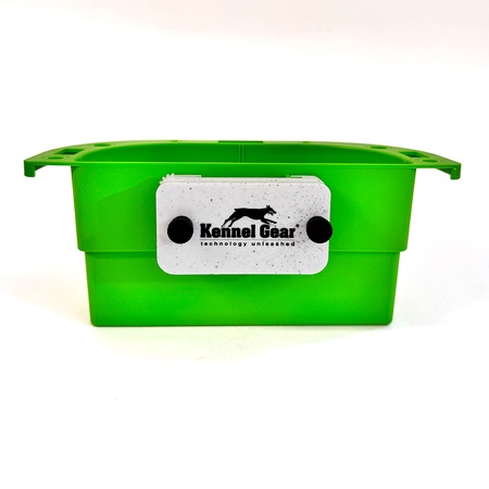 Kennel Gear, Supply Caddy with Plastic Bar Mount System - Green