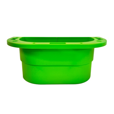 Kennel Gear, Supply Caddy with Plastic Bar Mount System - Green