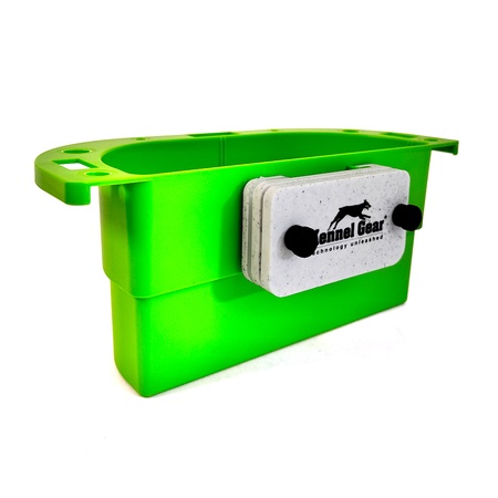 Kennel Gear, Supply Caddy with Plastic Bar Mount System - Green