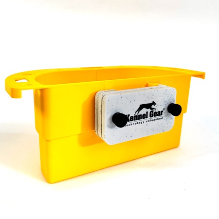 Kennel Gear, Supply Caddy with Plastic Bar Mount System - Yellow
